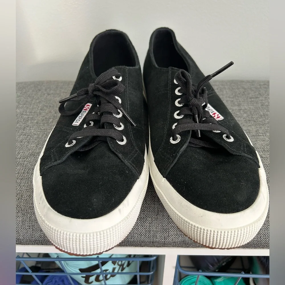 Black Superga 2750 Cotu Classic 2 Women Size 10 - Picture 4 of 7